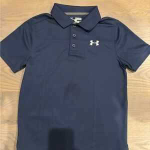 Under Armour Navy Polo Shirt Classic Design